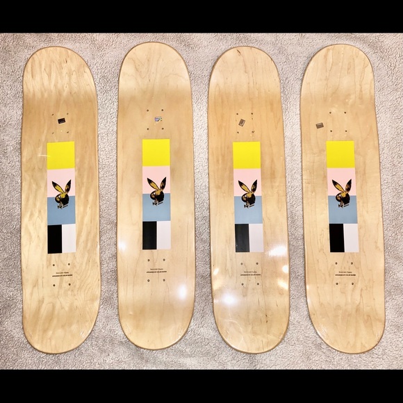 COPY - Brand New/Sealed/Unopened Andy Warhol Playboy Skateboard FULL SET - Picture 4 of 12